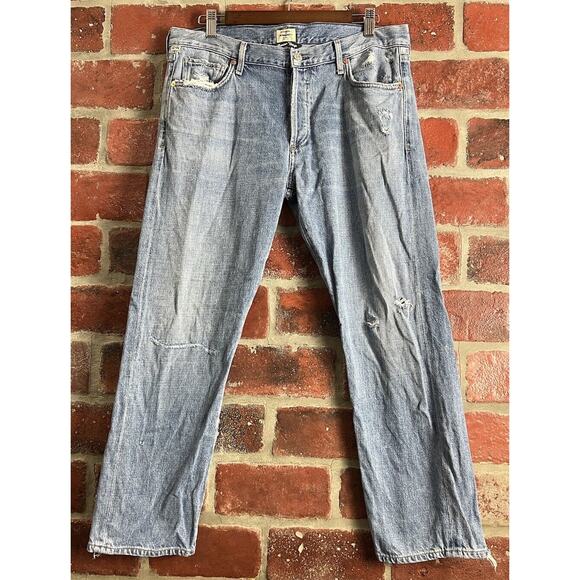 Citizens of Humanity COH Emerson Slim Boyfriend Jeans Distressed Size 29 $248 - Picture 1 of 13